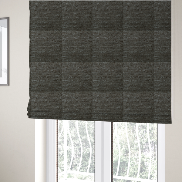 Arya Soft Textured Chenille In Brown Upholstery Fabric CTR-2274 - Roman Blinds