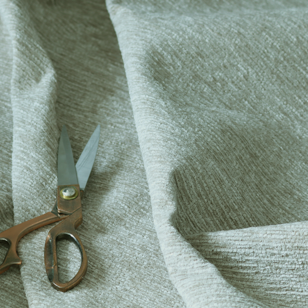 Arya Soft Textured Chenille In Light Brown Upholstery Fabric CTR-2275