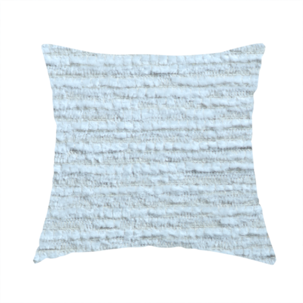 Arya Soft Textured Chenille In White Upholstery Fabric CTR-2277 - Handmade Cushions