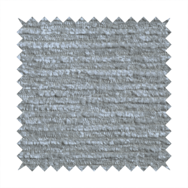 Arya Soft Textured Chenille In Silver Upholstery Fabric CTR-2278