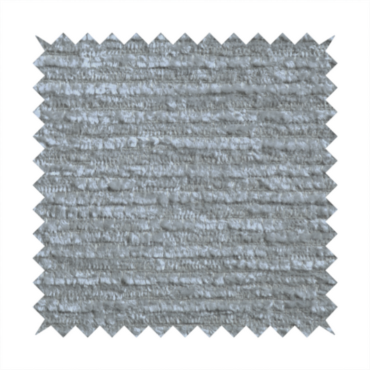 Arya Soft Textured Chenille In Silver Upholstery Fabric CTR-2278