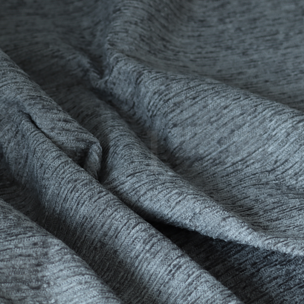 Arya Soft Textured Chenille In Grey Upholstery Fabric CTR-2279 - Made To Measure Curtains