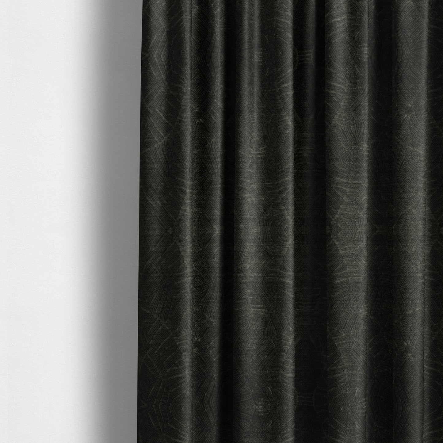 Westminster Velvet Leaf Inspired Grey Upholstery Fabric CTR-2281 - Made To Measure Curtains