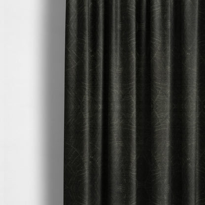 Westminster Velvet Leaf Inspired Grey Upholstery Fabric CTR-2281 - Made To Measure Curtains