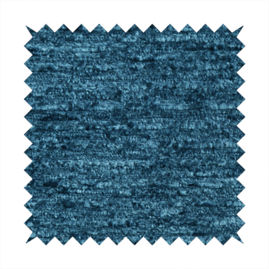 Arya Soft Textured Chenille In Blue Upholstery Fabric CTR-2282