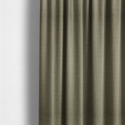 Westminster Velvet Leaf Inspired Mink Brown Upholstery Fabric CTR-2282 - Made To Measure Curtains