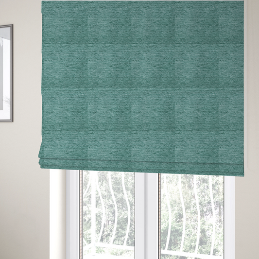 Arya Soft Textured Chenille In Mint Green Upholstery Fabric CTR-2283 - Roman Blinds