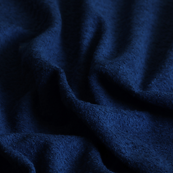 Ecuador Soft Bear Boucle Textured In Navy Blue Upholstery Fabric CTR-2285