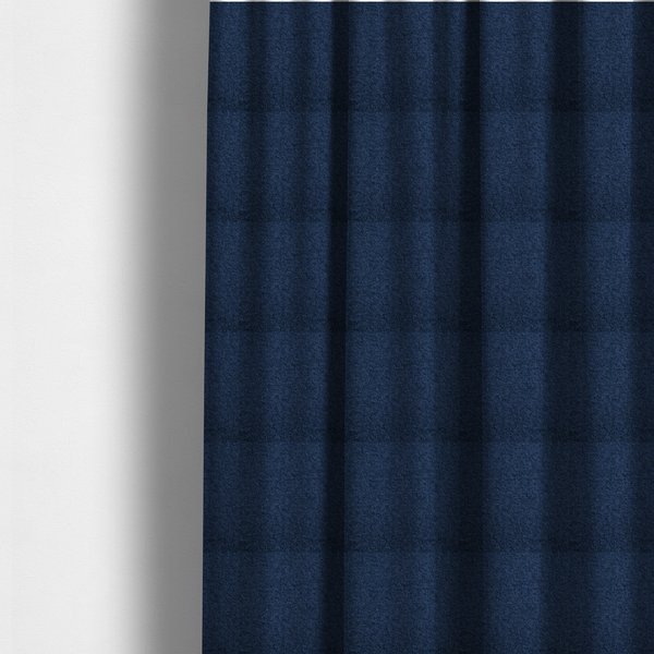 Ecuador Soft Bear Boucle Textured In Navy Blue Upholstery Fabric CTR-2285 - Made To Measure Curtains
