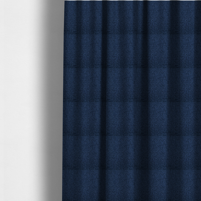 Ecuador Soft Bear Boucle Textured In Navy Blue Upholstery Fabric CTR-2285 - Made To Measure Curtains