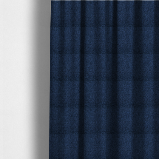 Ecuador Soft Bear Boucle Textured In Navy Blue Upholstery Fabric CTR-2285 - Made To Measure Curtains