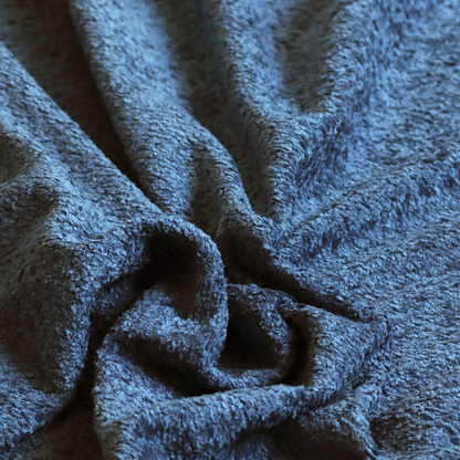Ecuador Soft Bear Boucle Textured In Blue Upholstery Fabric CTR-2286