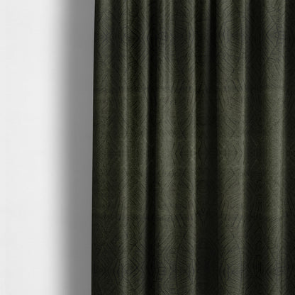 Westminster Velvet Leaf Inspired Green Upholstery Fabric CTR-2286 - Made To Measure Curtains