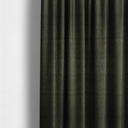 Westminster Velvet Leaf Inspired Green Upholstery Fabric CTR-2286 - Made To Measure Curtains