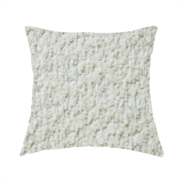 Ecuador Soft Bear Boucle Textured In Cream Upholstery Fabric CTR-2287 - Handmade Cushions