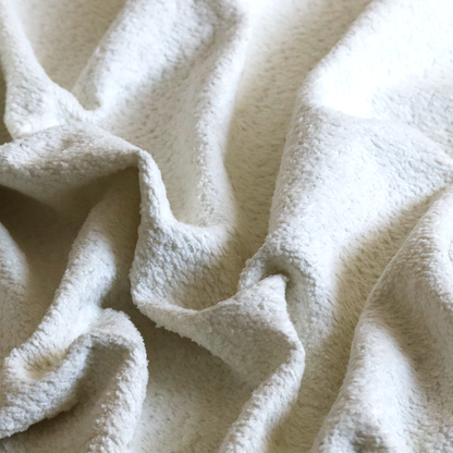 Ecuador Soft Bear Boucle Textured In Cream Upholstery Fabric CTR-2287