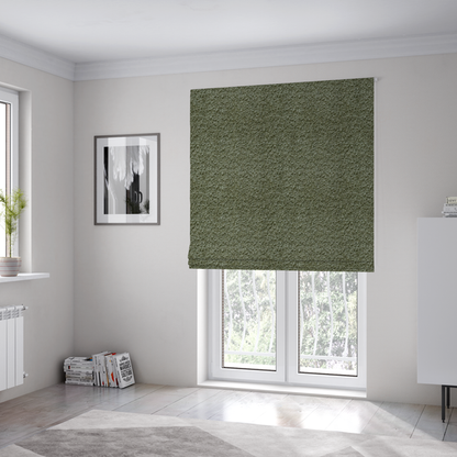 Ecuador Soft Bear Boucle Textured In Lime Green Upholstery Fabric CTR-2289 - Roman Blinds