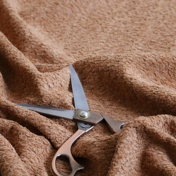 Ecuador Soft Bear Boucle Textured In Orange Upholstery Fabric CTR-2291