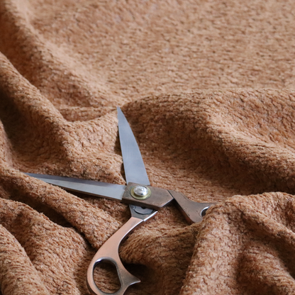 Ecuador Soft Bear Boucle Textured In Orange Upholstery Fabric CTR-2291