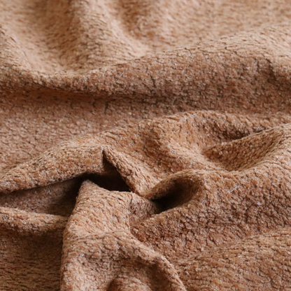 Ecuador Soft Bear Boucle Textured In Orange Upholstery Fabric CTR-2291