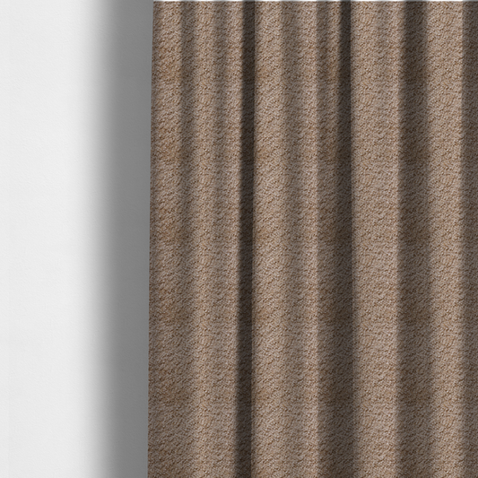 Ecuador Soft Bear Boucle Textured In Sand Brown Upholstery Fabric CTR-2292 - Made To Measure Curtains