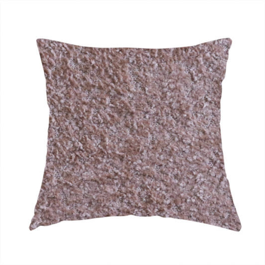 Ecuador Soft Bear Boucle Textured In Dusty Pink Upholstery Fabric CTR-2293 - Handmade Cushions