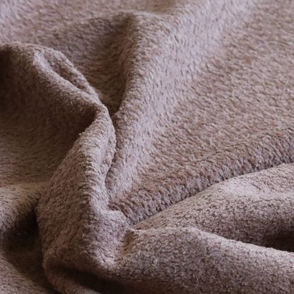 Ecuador Soft Bear Boucle Textured In Dusty Pink Upholstery Fabric CTR-2293