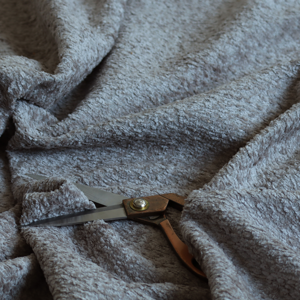 Ecuador Soft Bear Boucle Textured In Mink Brown Upholstery Fabric CTR-2294