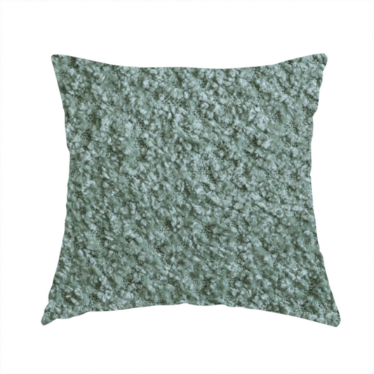 Ecuador Soft Bear Boucle Textured In Mint Green Upholstery Fabric CTR-2295 - Handmade Cushions