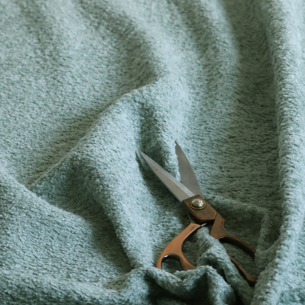 Ecuador Soft Bear Boucle Textured In Mint Green Upholstery Fabric CTR-2295