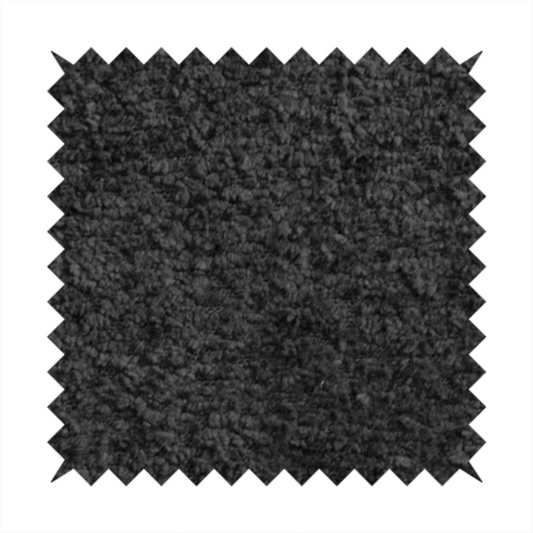 Ecuador Soft Bear Boucle Textured In Black Upholstery Fabric CTR-2296