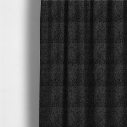 Ecuador Soft Bear Boucle Textured In Black Upholstery Fabric CTR-2296 - Made To Measure Curtains