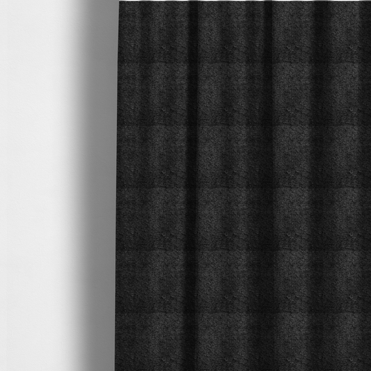 Ecuador Soft Bear Boucle Textured In Black Upholstery Fabric CTR-2296 - Made To Measure Curtains