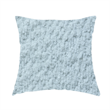 Ecuador Soft Bear Boucle Textured In White Upholstery Fabric CTR-2298 - Handmade Cushions