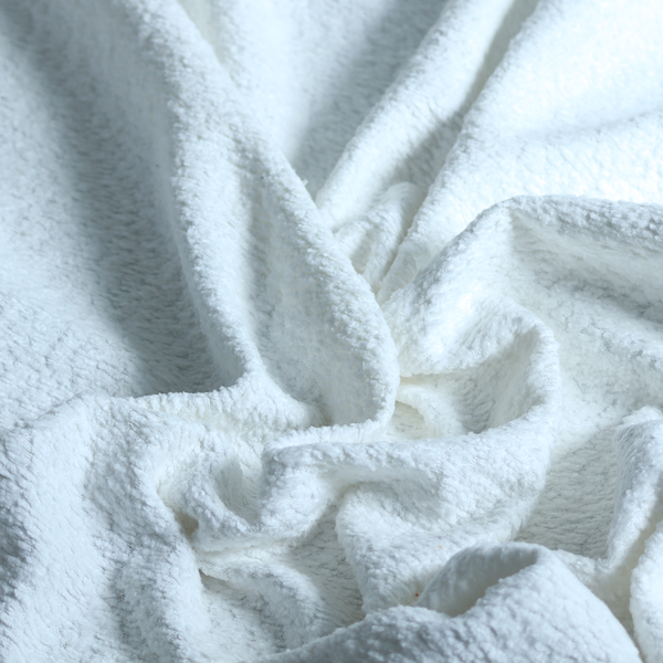 Ecuador Soft Bear Boucle Textured In White Upholstery Fabric CTR-2298