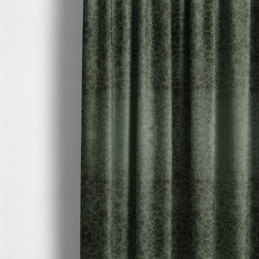 Hammersmith Velvet Pattern Green Upholstery Fabric CTR-2298 - Made To Measure Curtains