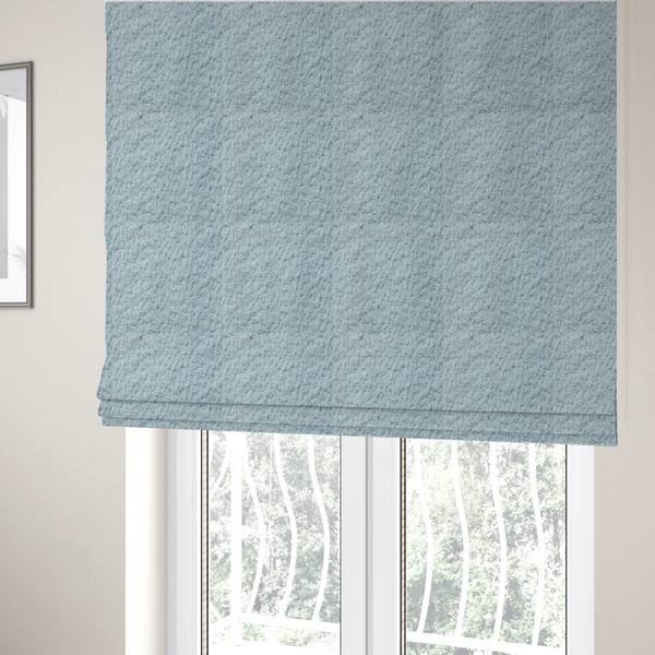 Ecuador Soft Bear Boucle Textured In White Upholstery Fabric CTR-2298 - Roman Blinds
