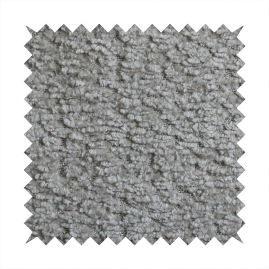 Ecuador Soft Bear Boucle Textured In Silver Upholstery Fabric CTR-2301
