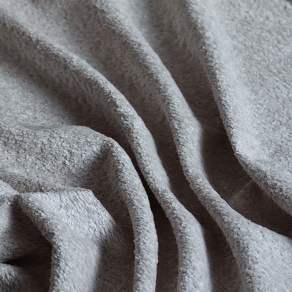 Ecuador Soft Bear Boucle Textured In Silver Upholstery Fabric CTR-2301