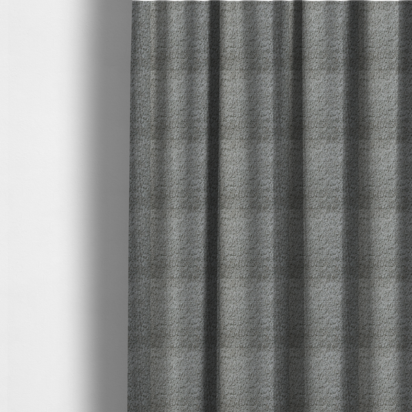 Ecuador Soft Bear Boucle Textured In Silver Upholstery Fabric CTR-2301 - Made To Measure Curtains