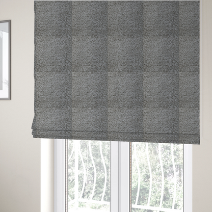 Ecuador Soft Bear Boucle Textured In Silver Upholstery Fabric CTR-2301 - Roman Blinds