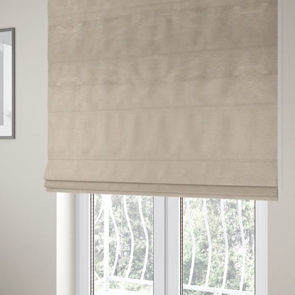 Tessuto Soft Chenille Plain Water Repellent White Upholstery Fabric CTR-2302 - Roman Blinds