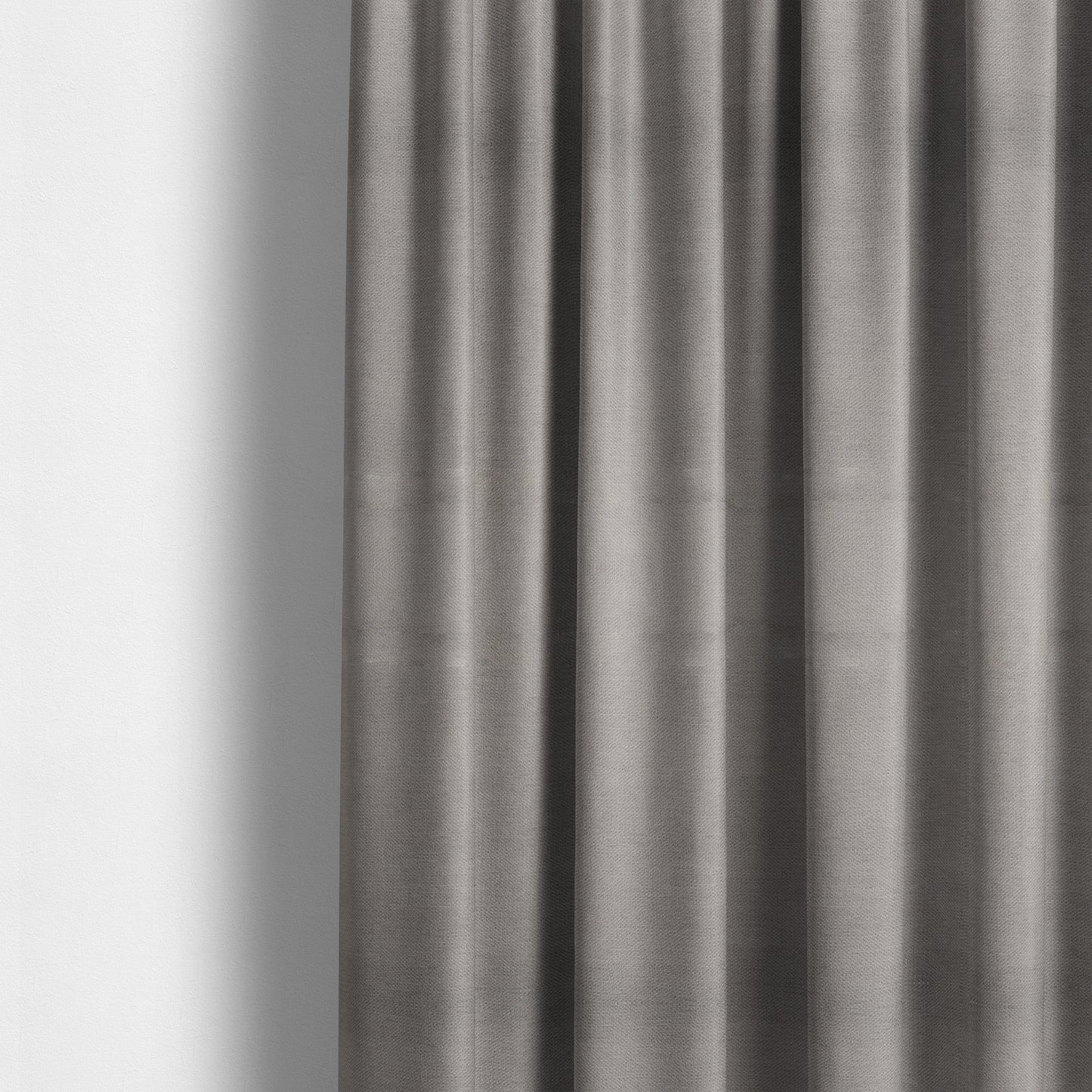 Tessuto Soft Chenille Plain Water Repellent Silver Upholstery Fabric CTR-2303 - Made To Measure Curtains