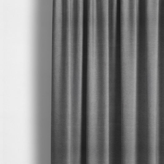 Tessuto Soft Chenille Plain Water Repellent Grey Upholstery Fabric CTR-2304 - Made To Measure Curtains