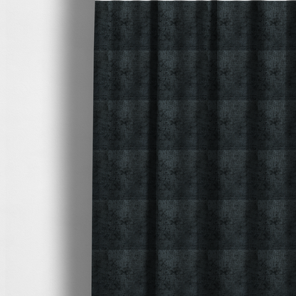 Delhi Soft Chenille Plain Textured In Black Upholstery Fabric CTR-2308 - Made To Measure Curtains