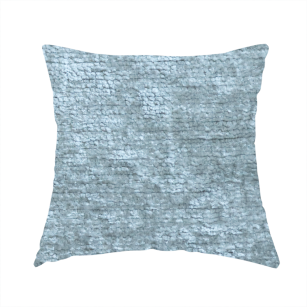 Delhi Soft Chenille Plain Textured In Silver Grey Upholstery Fabric CTR-2310 - Handmade Cushions