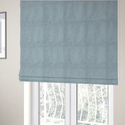 Delhi Soft Chenille Plain Textured In Off White Upholstery Fabric CTR-2311 - Roman Blinds