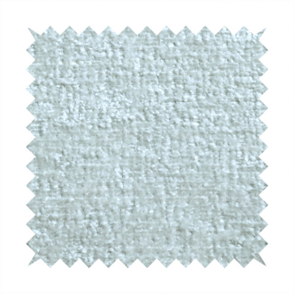 Delhi Soft Chenille Plain Textured In White Upholstery Fabric CTR-2312