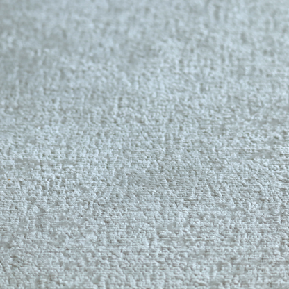 Delhi Soft Chenille Plain Textured In White Upholstery Fabric CTR-2312