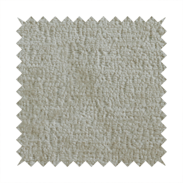 Delhi Soft Chenille Plain Textured In Cream Upholstery Fabric CTR-2313
